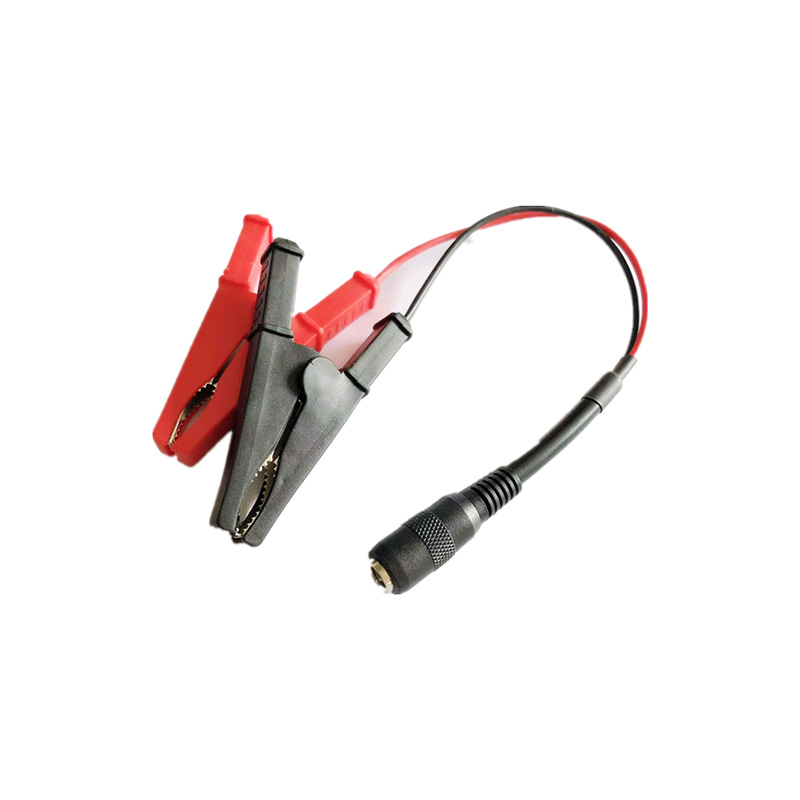 Alligator clip to DC female connector