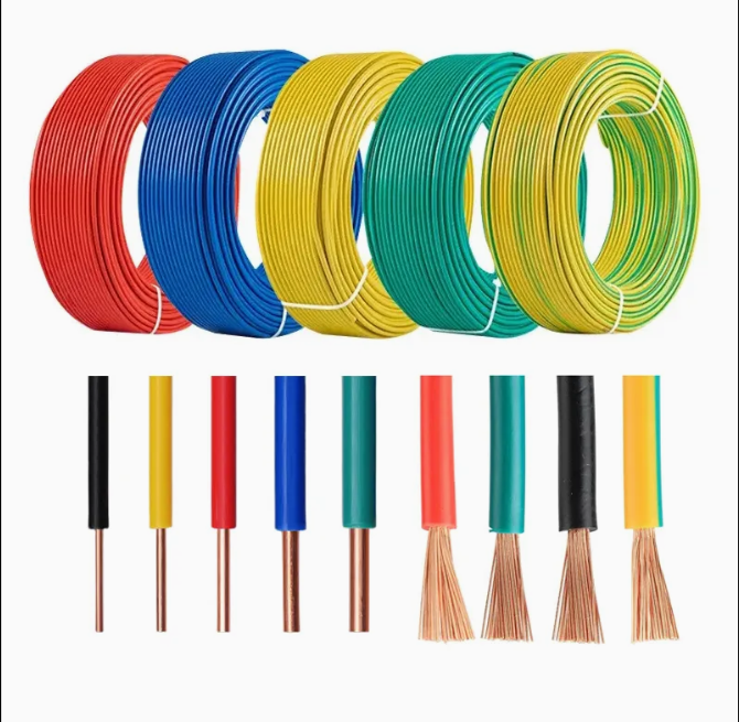 Wholesale 1mm 1.5mm 2.5mm Flexible PVC House Wiring Lighting Electrical Wires, 4mm 6mm 10mm 16mm Electric Cables