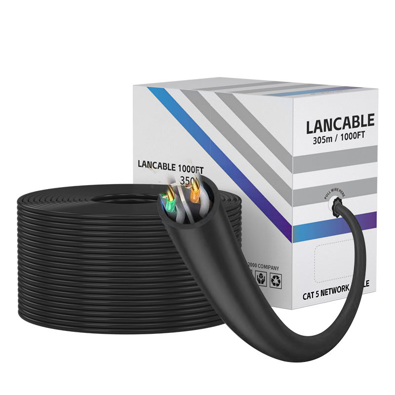 High Quality CCA/Copper Cat5 Network Cable 305m PVC Jacket UTP FTP SFTP Ethernet Cat5e Communication Cables
