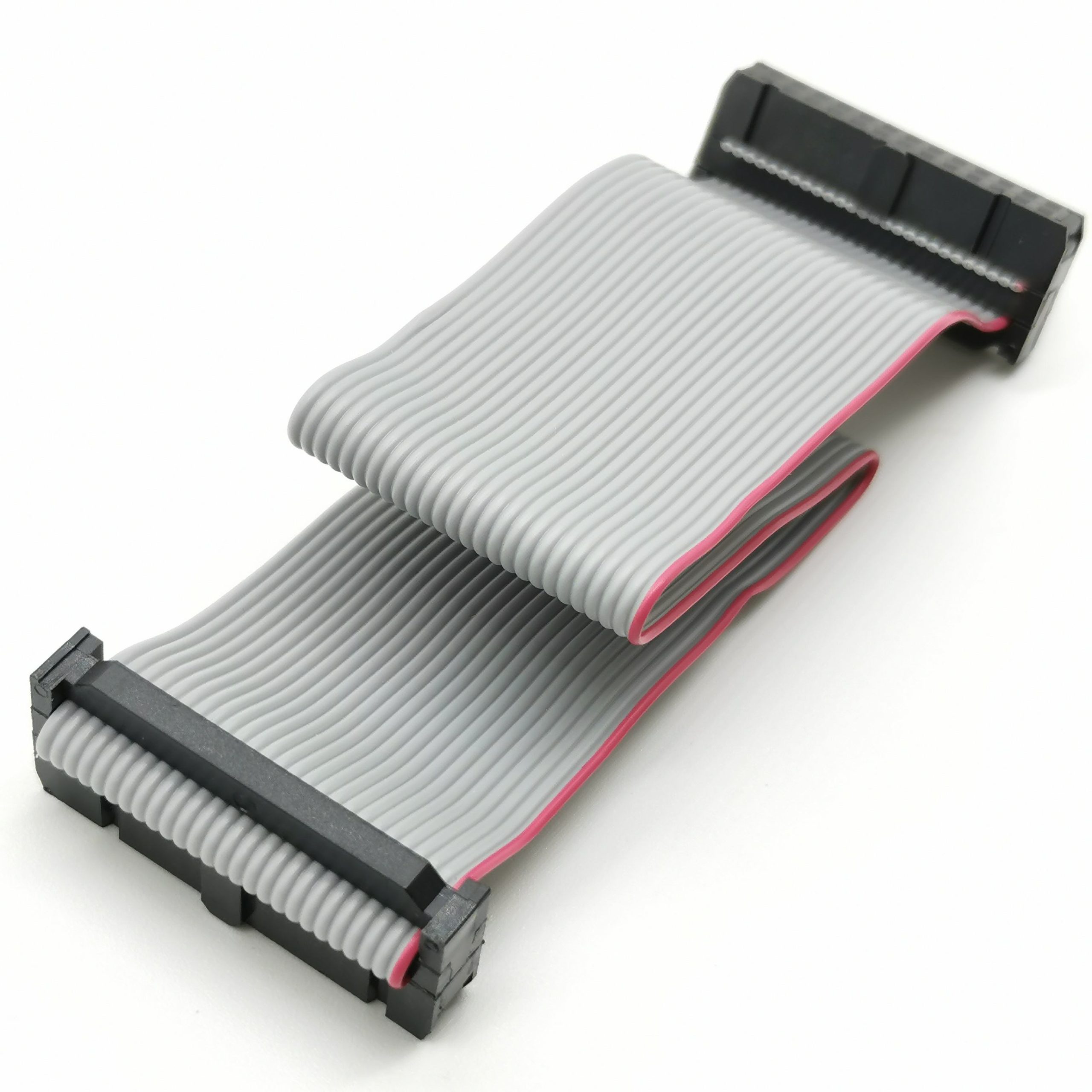 Manufacture 1.27mm 2.0mm 2.54mm IDC Flat Ribbon Sensor Gray Cable with Red Edge Assembly Wiring Harness with Conductive Fabric Cloth for Electrical Organ插图8