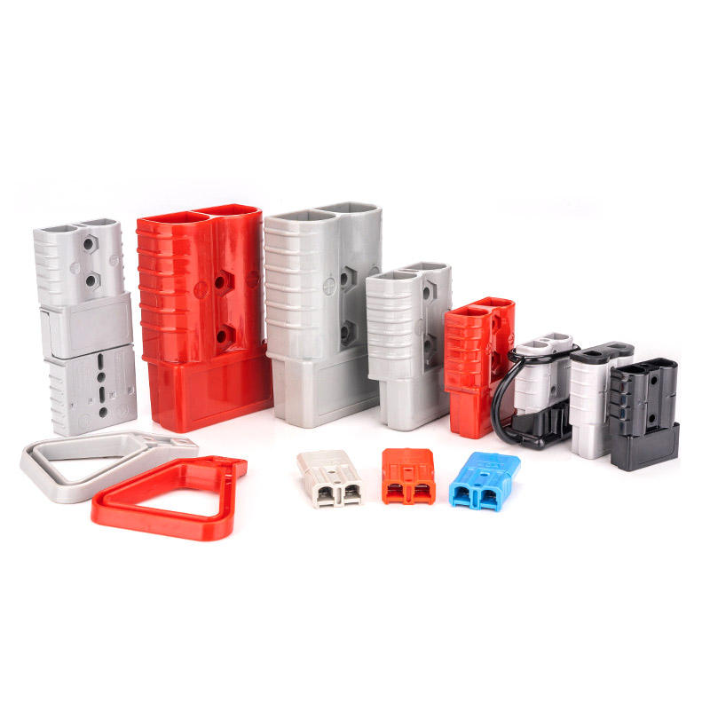 Forklift Battery Charging Connector Red Grey 50A 120A 175A 350A 600V High Current Andersonstyle Power Dual Pole Connector Plug插图5