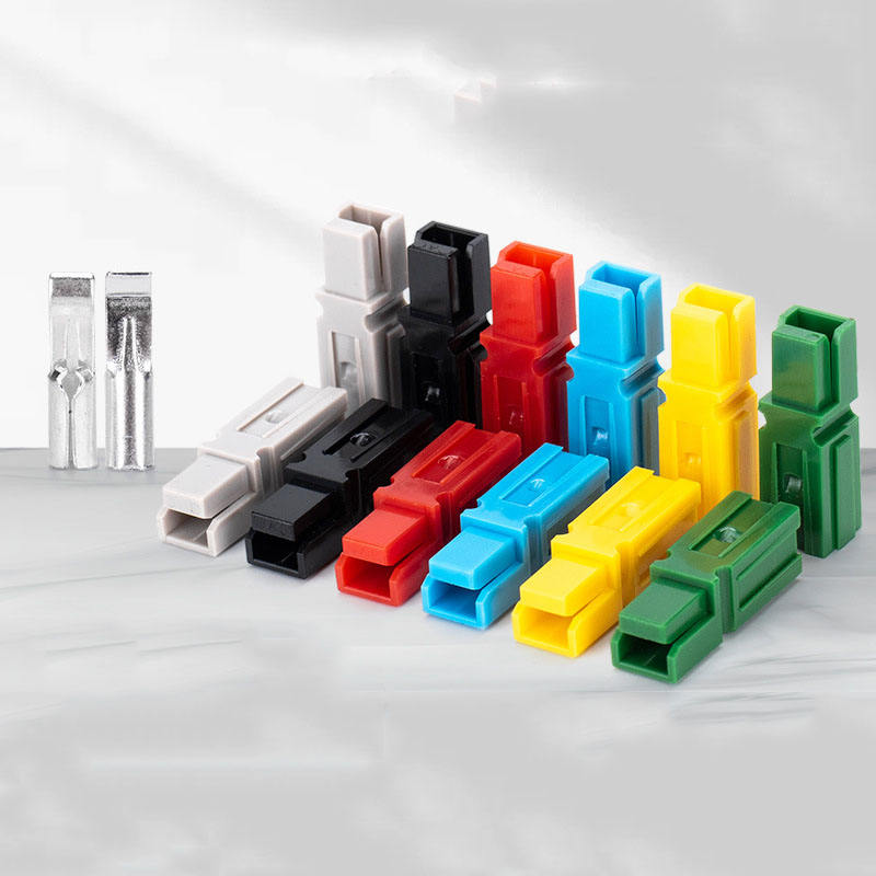 Forklift Battery Charging Connector Red Grey 50A 120A 175A 350A 600V High Current Andersonstyle Power Dual Pole Connector Plug插图6