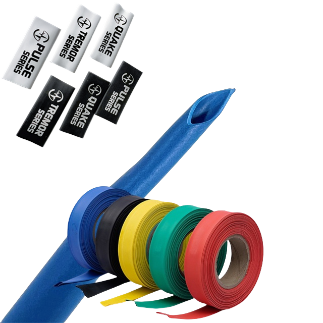 Printable Heat shrink tube with Logo heat shrink tube wire label printing custom print sleeve printed shrink wrap labels