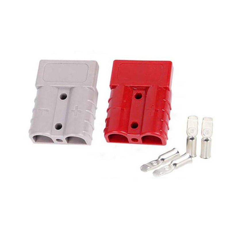 Forklift Battery Charging Connector Red Grey 50A 120A 175A 350A 600V High Current Andersonstyle Power Dual Pole Connector Plug插图8