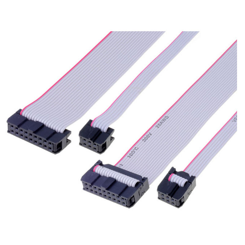 Manufacture 1.27mm 2.0mm 2.54mm IDC Flat Ribbon Sensor Gray Cable with Red Edge Assembly Wiring Harness with Conductive Fabric Cloth for Electrical Organ插图29