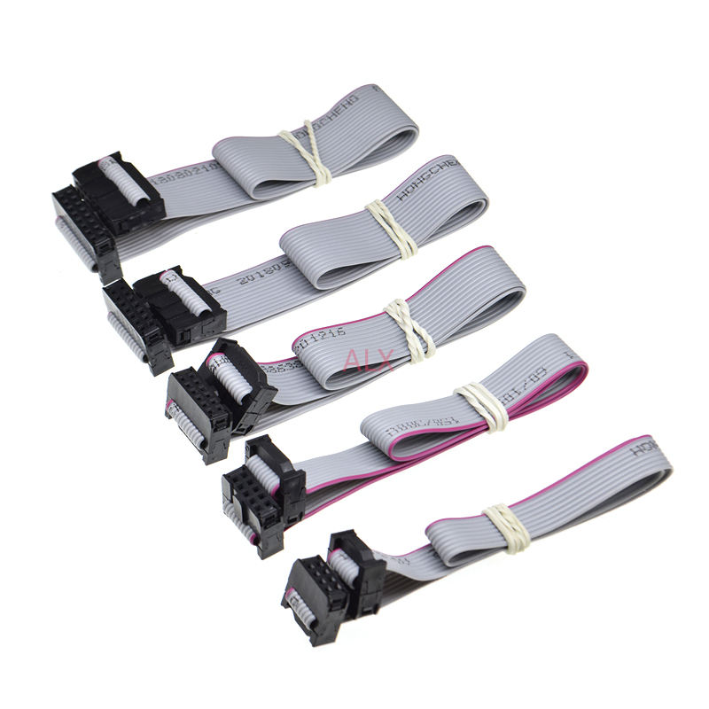 Manufacture 1.27mm 2.0mm 2.54mm IDC Flat Ribbon Sensor Gray Cable with Red Edge Assembly Wiring Harness with Conductive Fabric Cloth for Electrical Organ插图18