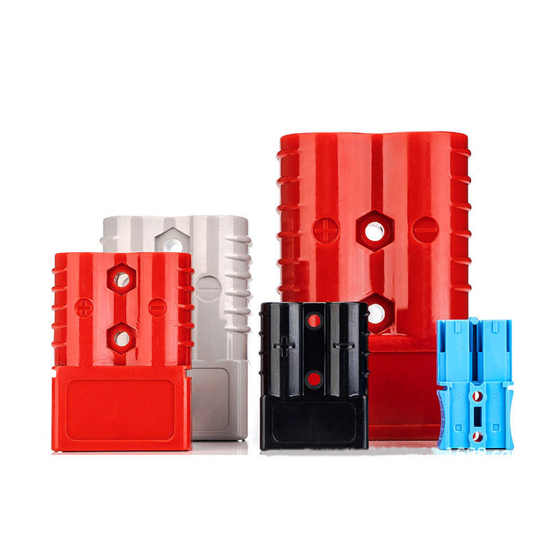 Forklift Battery Charging Connector Red Grey 50A 120A 175A 350A 600V High Current Andersonstyle Power Dual Pole Connector Plug