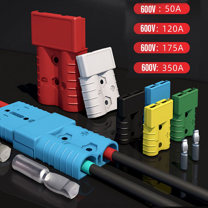 Forklift Battery Charging Connector Red Grey 50A 120A 175A 350A 600V High Current Andersonstyle Power Dual Pole Connector Plug插图17
