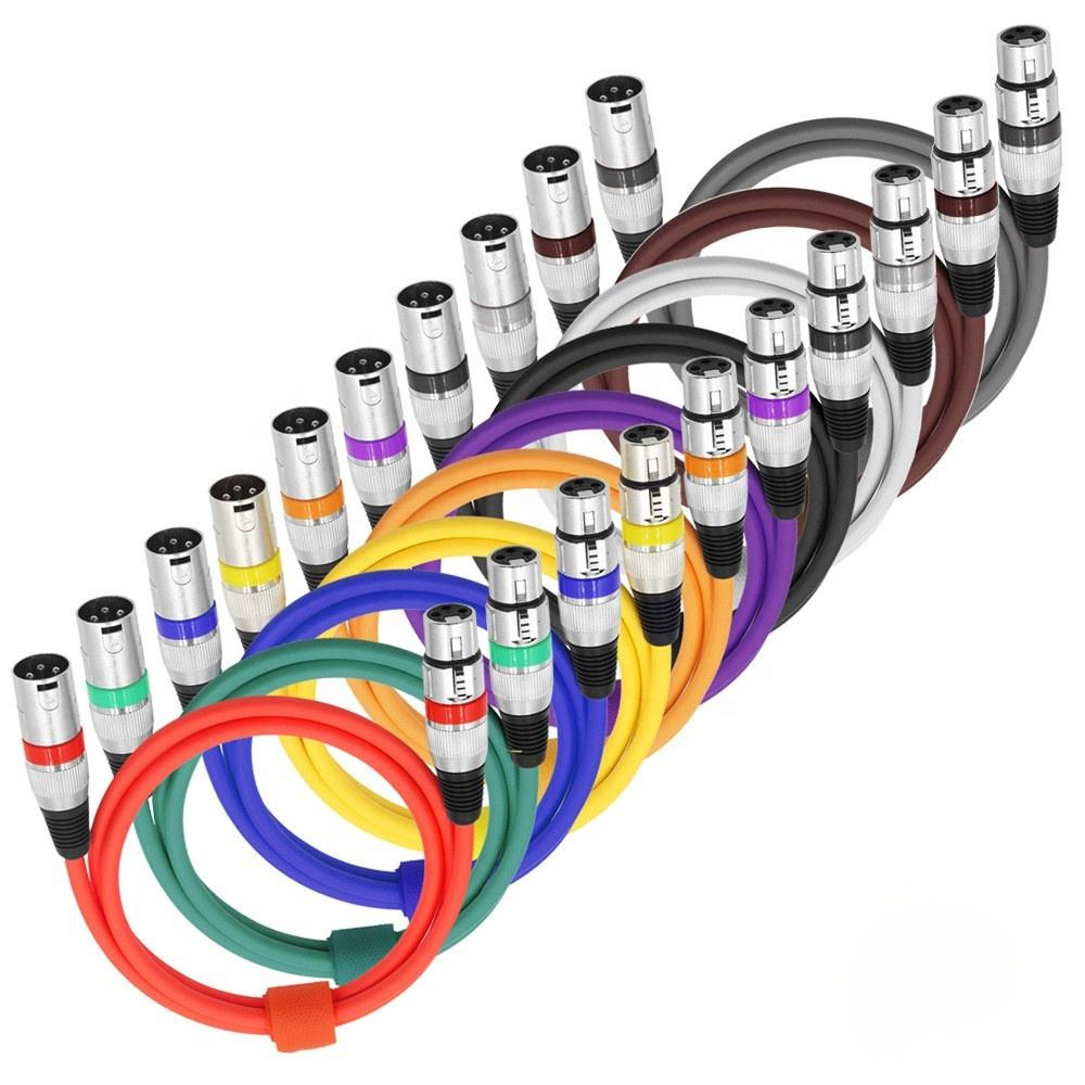 Customization XLR Balanced Audio Cable High Quality Professional 3pin XLR Male to XLR Female Audio Cable Mixer Microphone