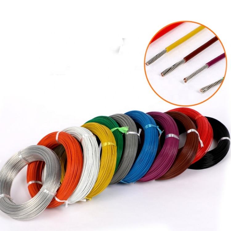 AF-250 Series Silver Plated Copper High Temperature Wire 250℃ 600V PFA Insulated VW-1 RoHS Compliant Hook Up Wire for Aerospace插图2