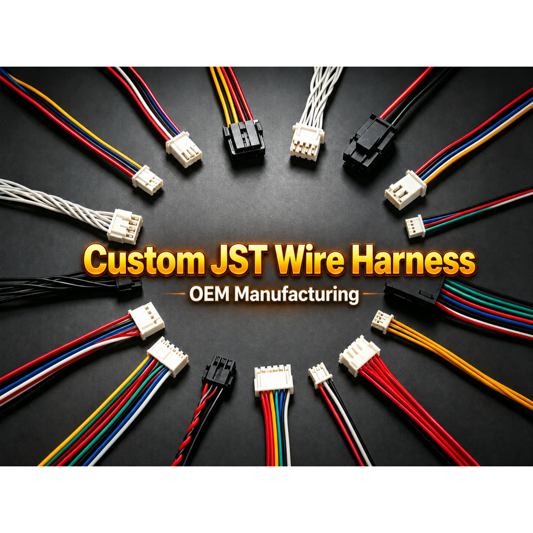 Custom JST Wire Harness PH2.0 XH2.54 GH1.25 ZH1.25 VH3.96 Custom Cable Assembly OEM ODM