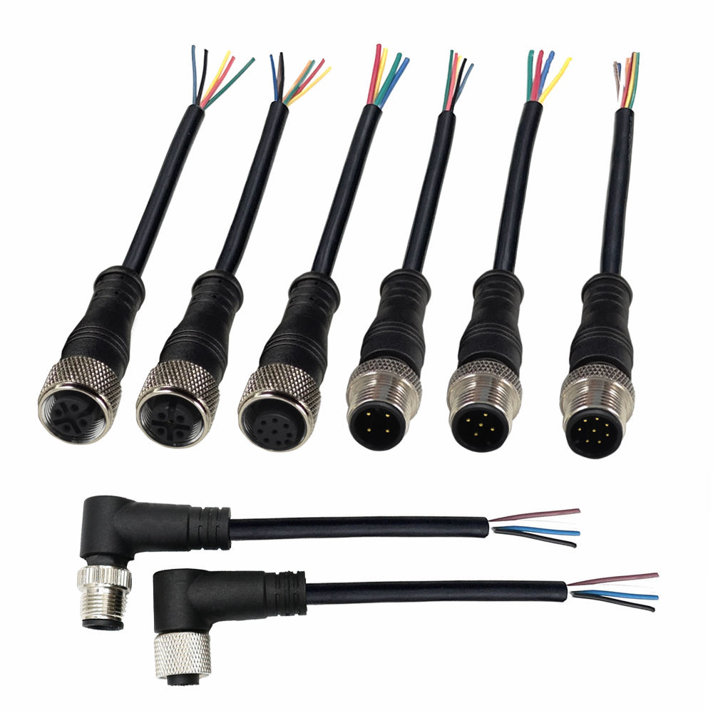 M5‑M16 Circular Connector Cables: 2‑8 Core PVC & PUR Custom Industrial Sensor Wiring Harness插图1 M5‑M16 Circular Connector Cables: 2‑8 Core PVC & PUR Custom Industrial Sensor Wiring Harness插图1