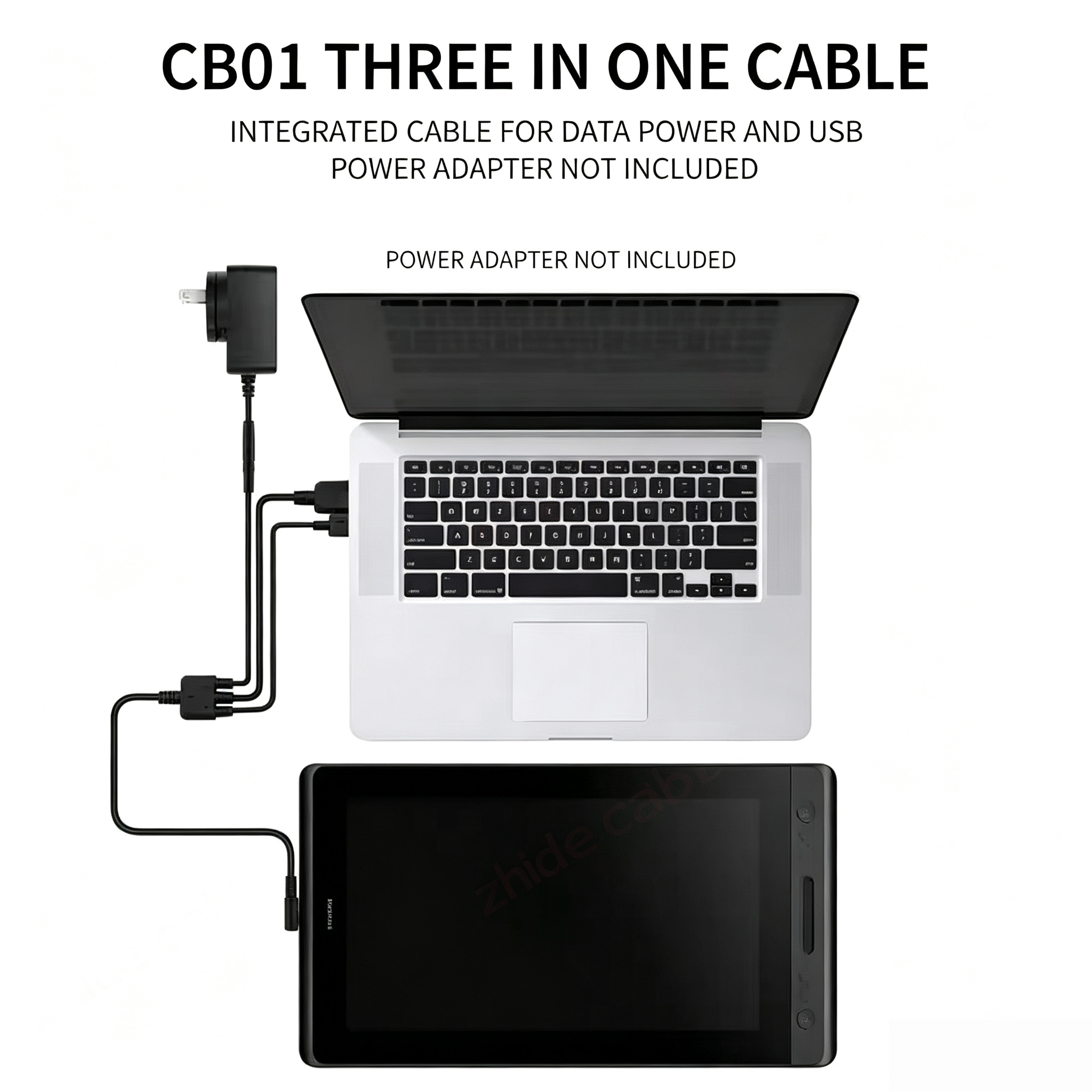 CB01 3 in 1 Cable for Huion Kamvas Drawing Tablet插图4 CB01 3 in 1 Cable for Huion Kamvas Drawing Tablet插图4
